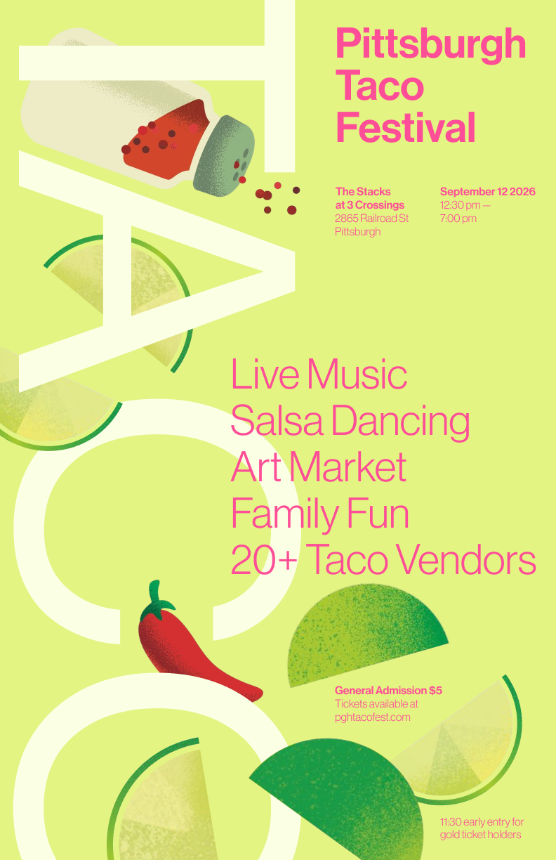 Pittsburgh Taco Festival poster